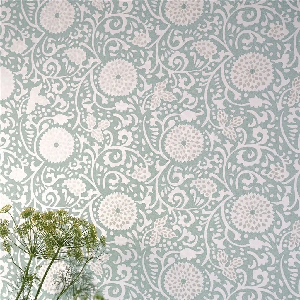Shaqui Wallpaper - Eau de Nil - PDG1147/03 - Designers Guild