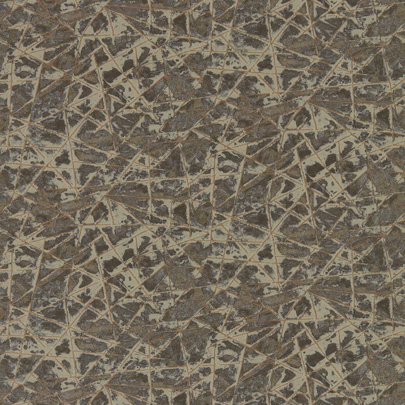 Shatter Wallpaper - Gold/Zinc - Harlequin - EANV111851