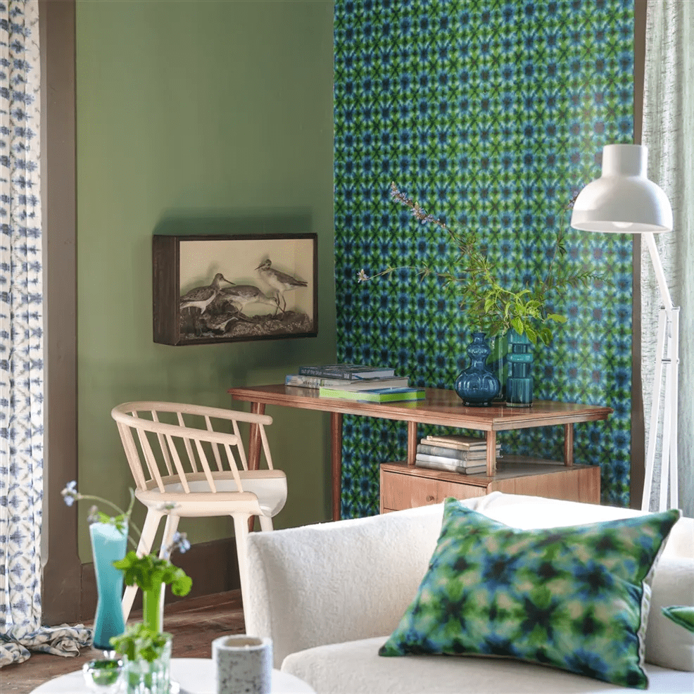 Shibori Wallpaper - Emerald - PDG1160/03 - Designers Guild