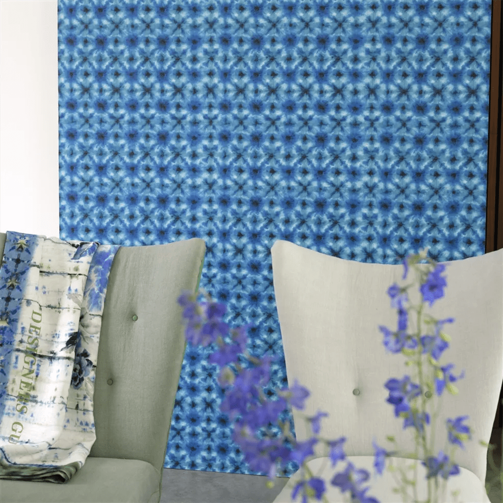 Shibori Wallpaper - Cobalt - PDG1160/04 - Designers Guild