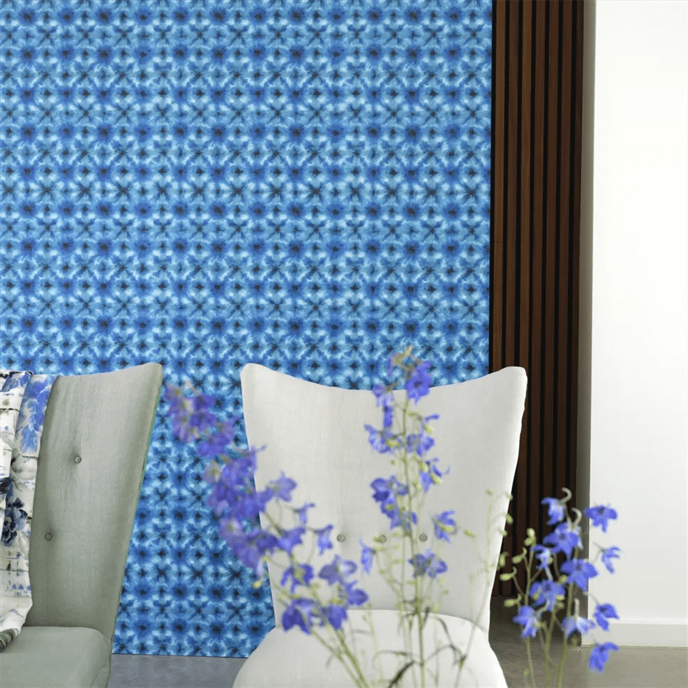 Shibori Wallpaper - Cobalt - PDG1160/04 - Designers Guild