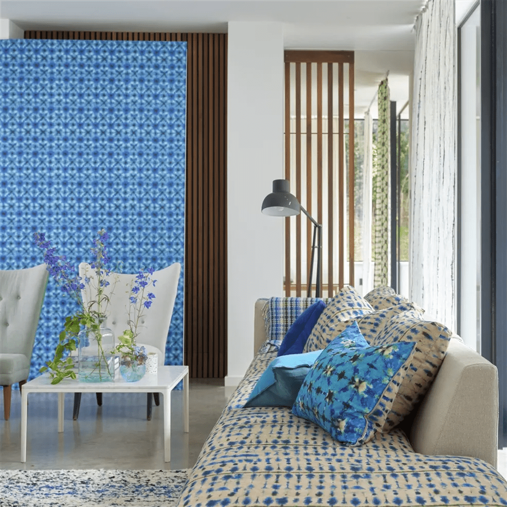 Shibori Wallpaper - Cobalt - PDG1160/04 - Designers Guild