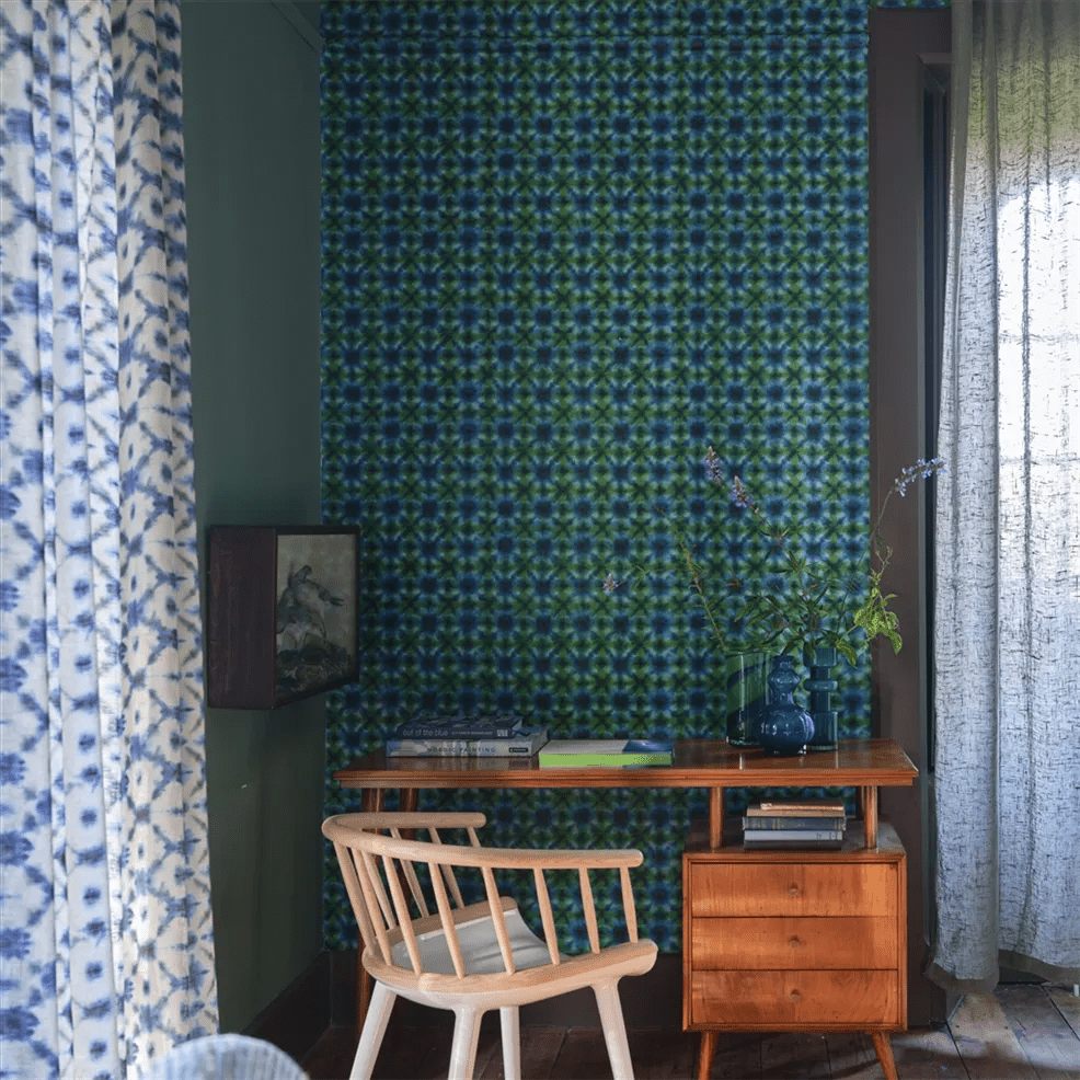 Shibori Wallpaper - Emerald - PDG1160/03 - Designers Guild