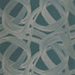 Shimmy Annees Folles Wallpaper - Bleu Petrole / Gris - Casadeco - 201066155 - Premier Wallcovering