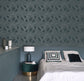 Shimmy Annees Folles Wallpaper - Bleu Petrole / Gris - Casadeco - 201066155 - Premier Wallcovering