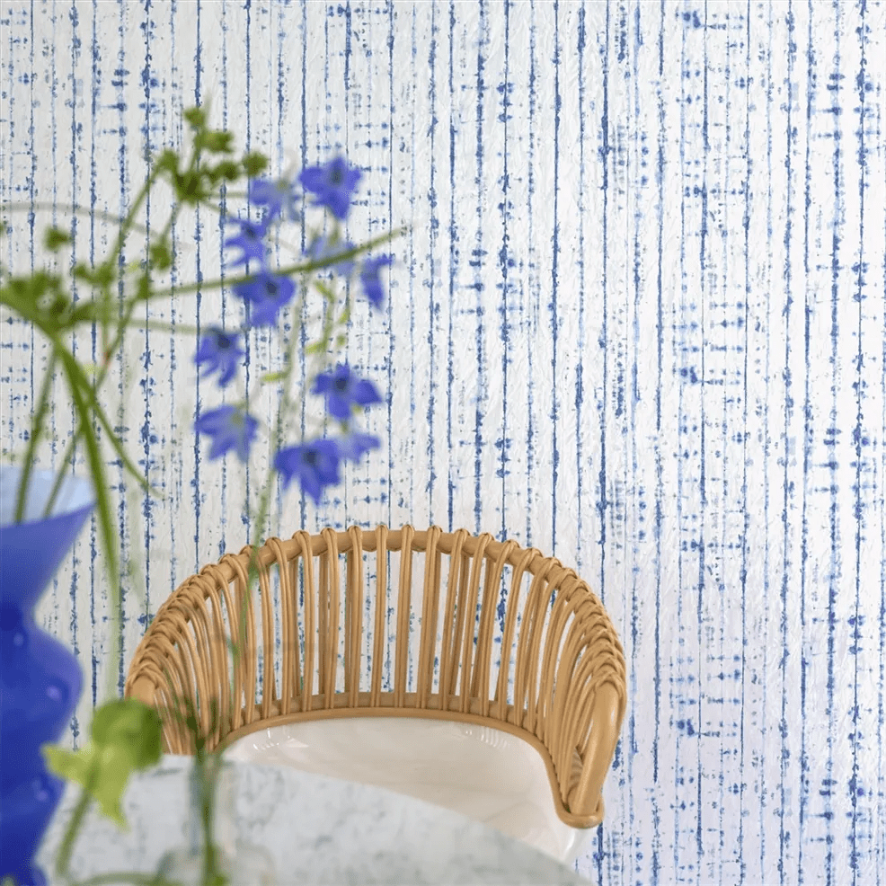 Shiwa Wallpaper - Cobalt - PDG1159/04 - Designers Guild