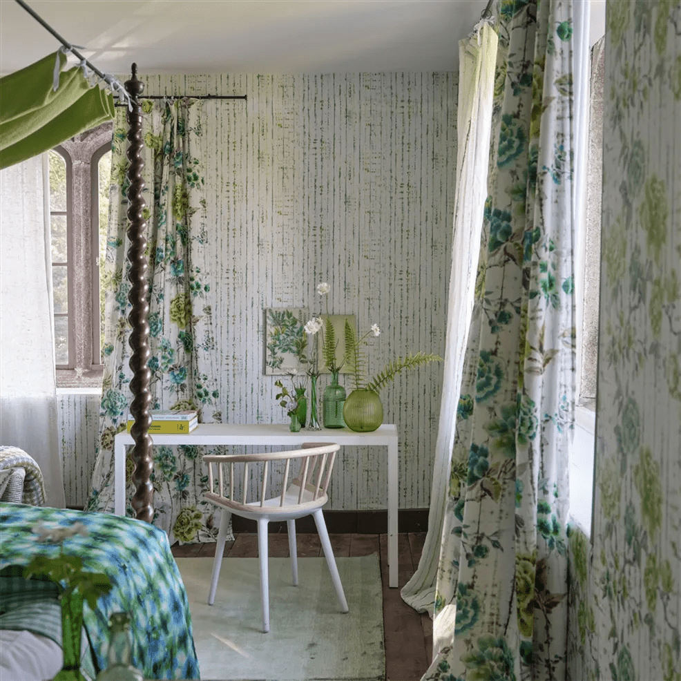 Shiwa Wallpaper - Emerald - PDG1159/03 - Designers Guild