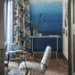 Shoshi Wallpaper - Cobalt - PDG1163/01 - Designers Guild