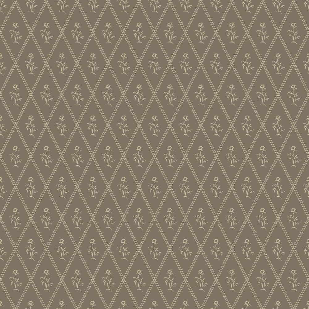 Signe Wallpaper - Brown - Boråstapeter - 5506 - Premier Wallcovering