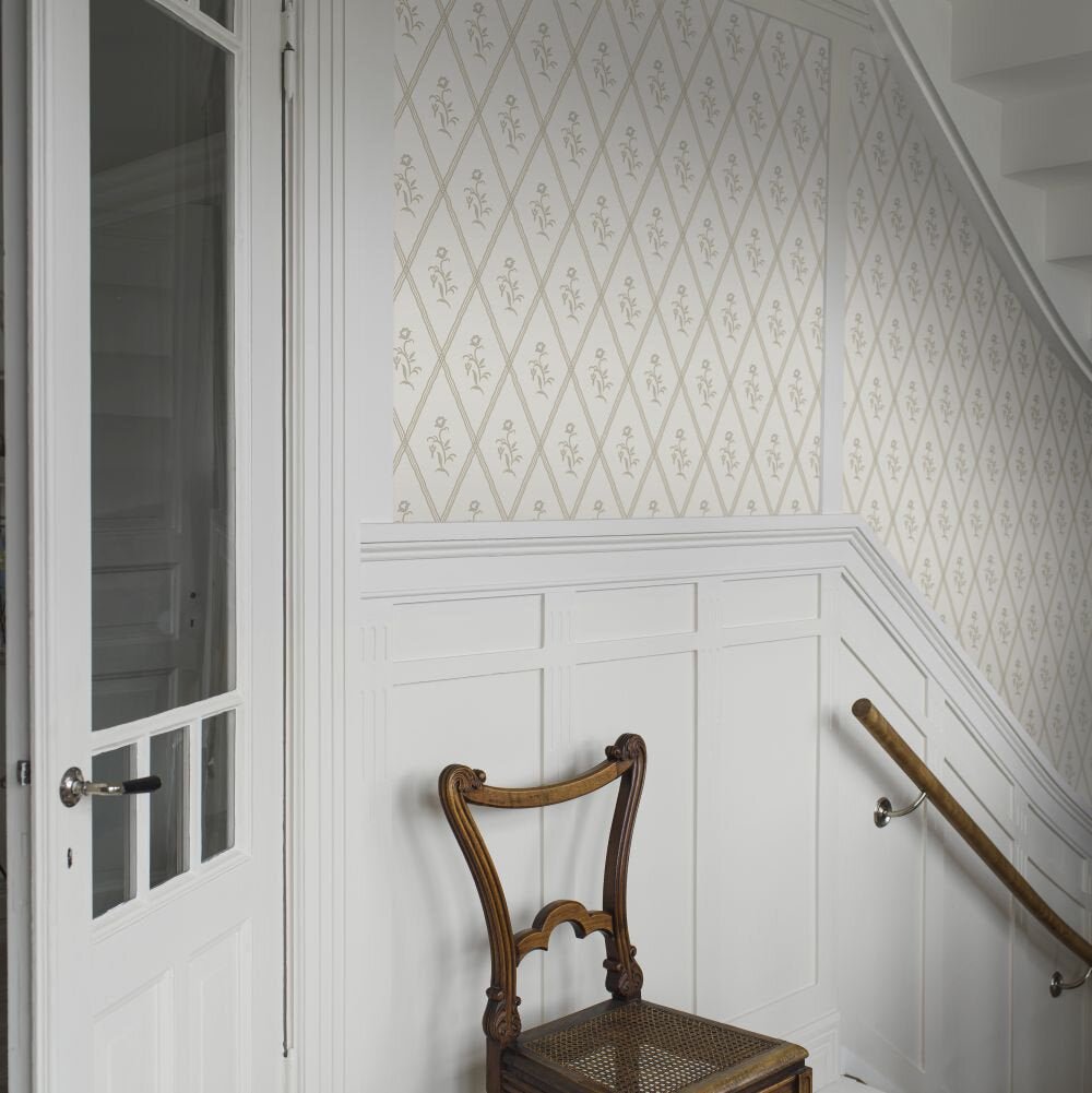 Signe Wallpaper - Cream - Boråstapeter - 5505 - Premier Wallcovering