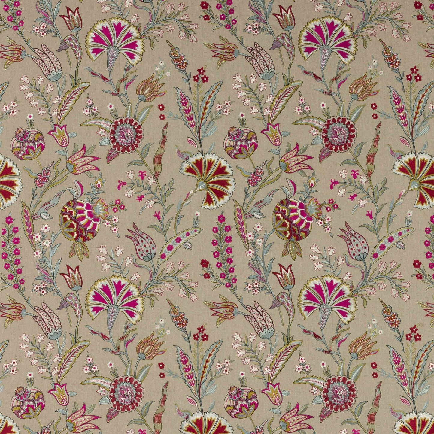 Siki Fabric - Rose Indien - Manuel Canovas - M4125-02 - Premier Wallcovering