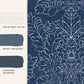 Silchester Wallpaper - Midnight Seaspray Blue - Laura Ashley - 119852 - Premier Wallcovering