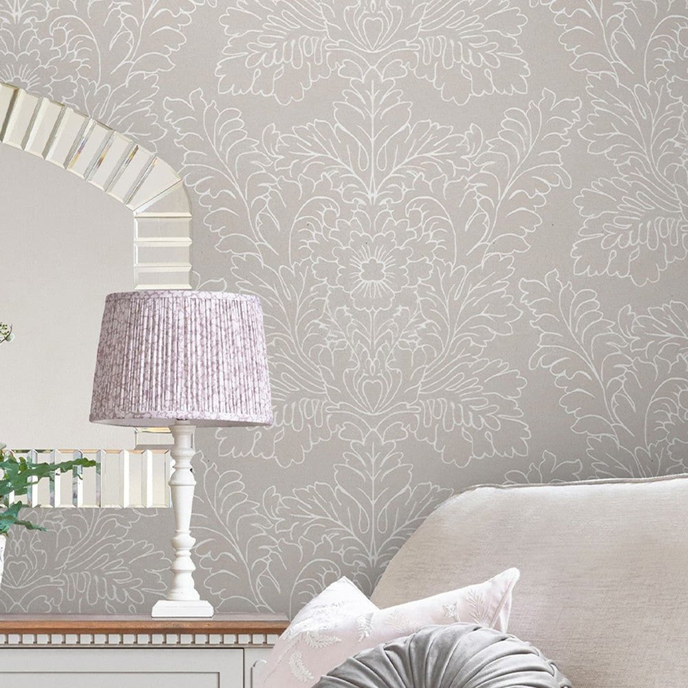 Silchester Wallpaper - Dove Grey - Laura Ashley - 119853 - Premier Wallcovering