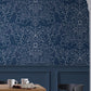 Silchester Wallpaper - Midnight Seaspray Blue - Laura Ashley - 119852 - Premier Wallcovering
