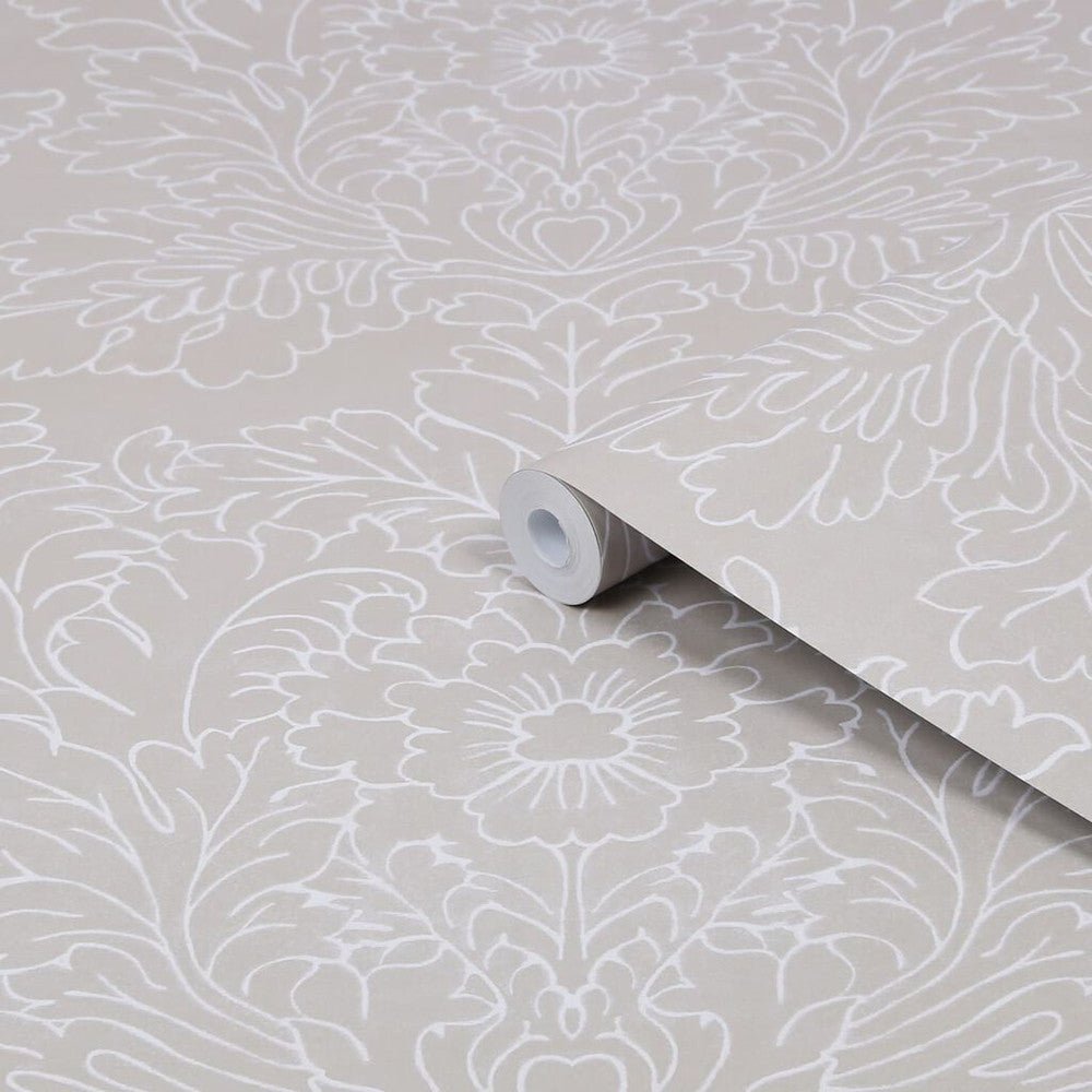 Silchester Wallpaper - Dove Grey - Laura Ashley - 119853 - Premier Wallcovering