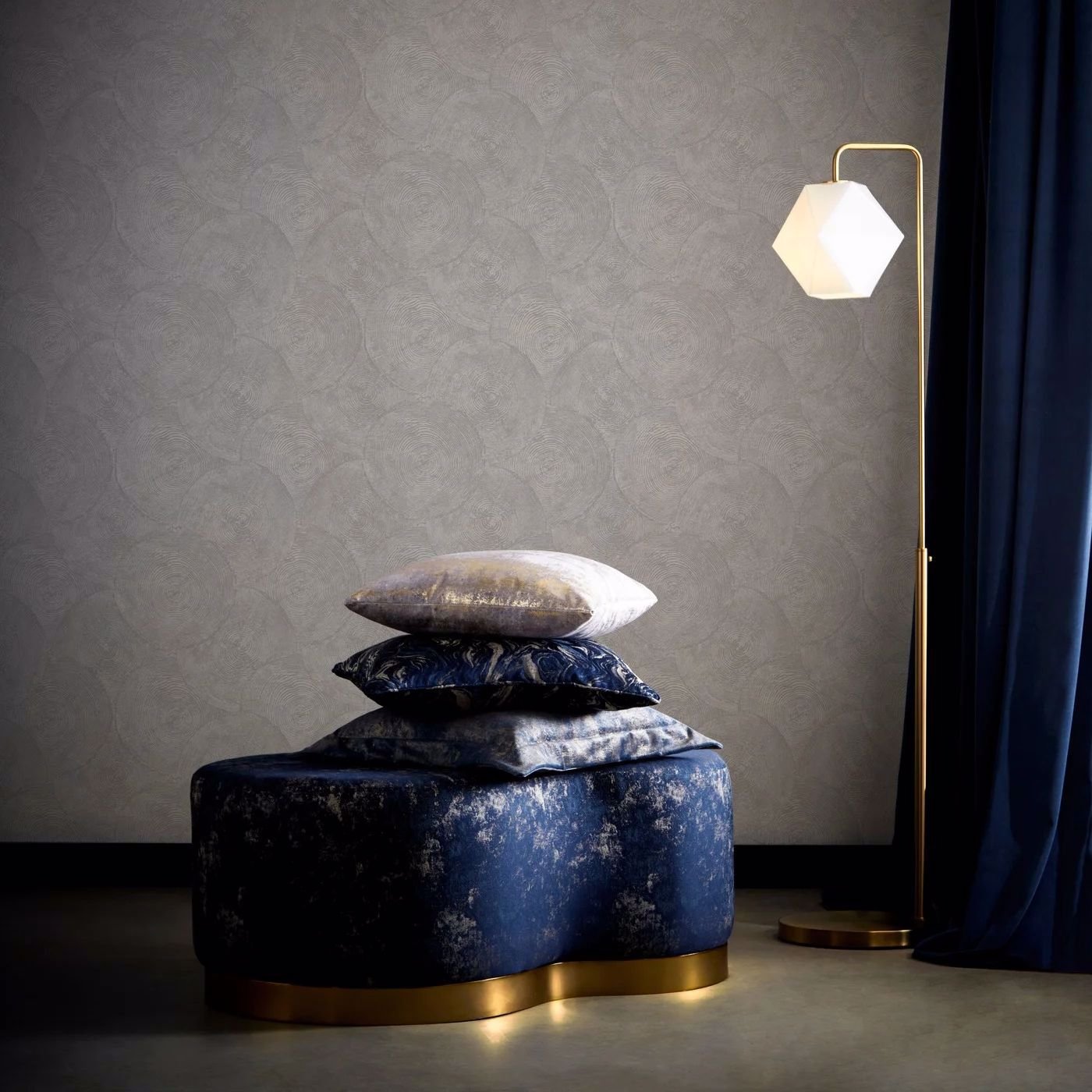 Silvan Wallpaper - Putty - Clarke & Clarke - W0209/04 - Premier Wallcovering