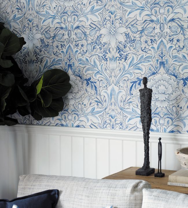 Simply Severn Wallpaper - Woad - 217075 - Morris & Co - Premier Wallcovering