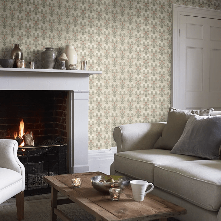 Sippor Wallpaper - Taupe - Boråstapeter - 4810 - Premier Wallcovering