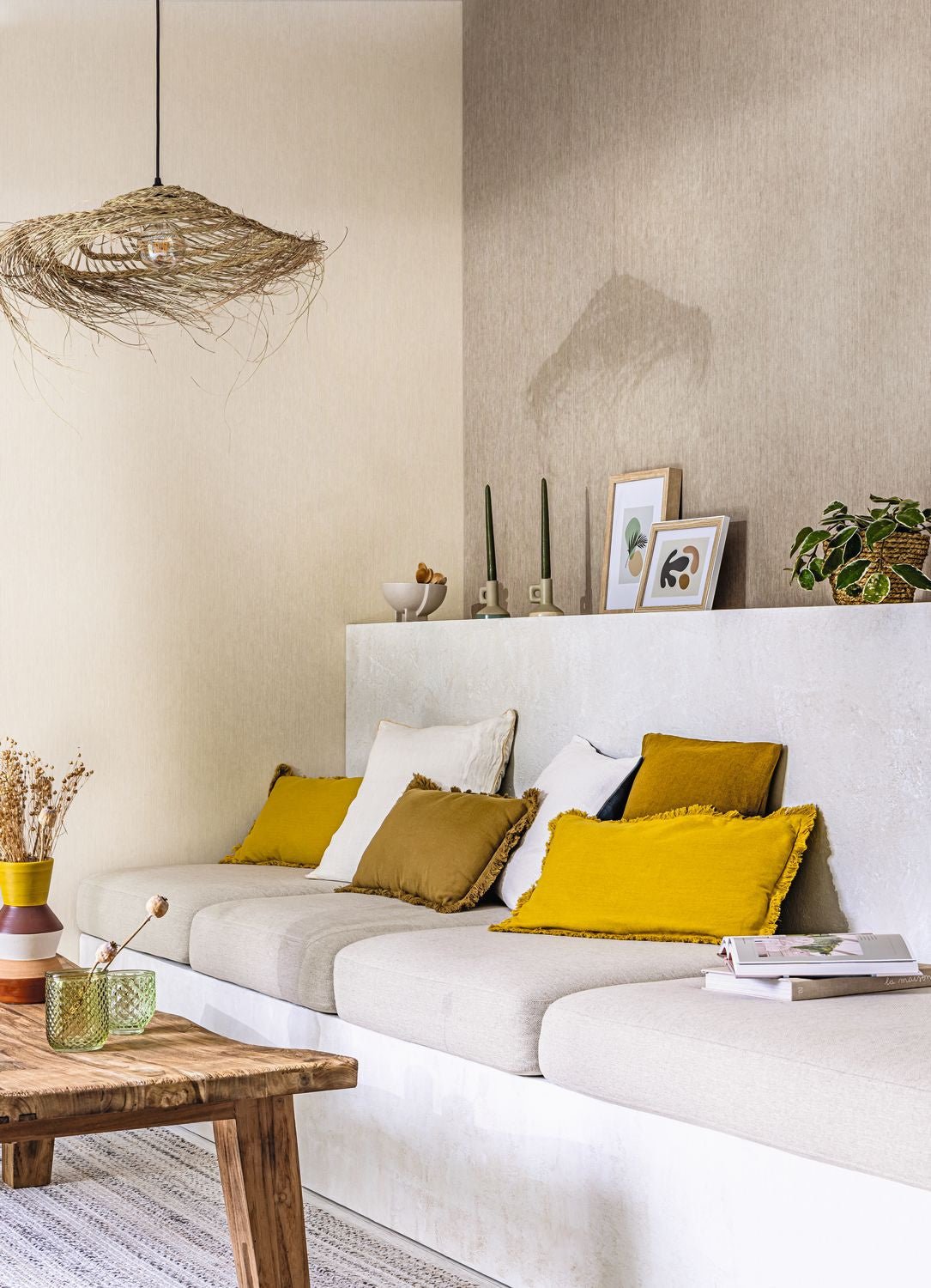 Sisal Wallpaper - Taupe  - Caselio - 106011500