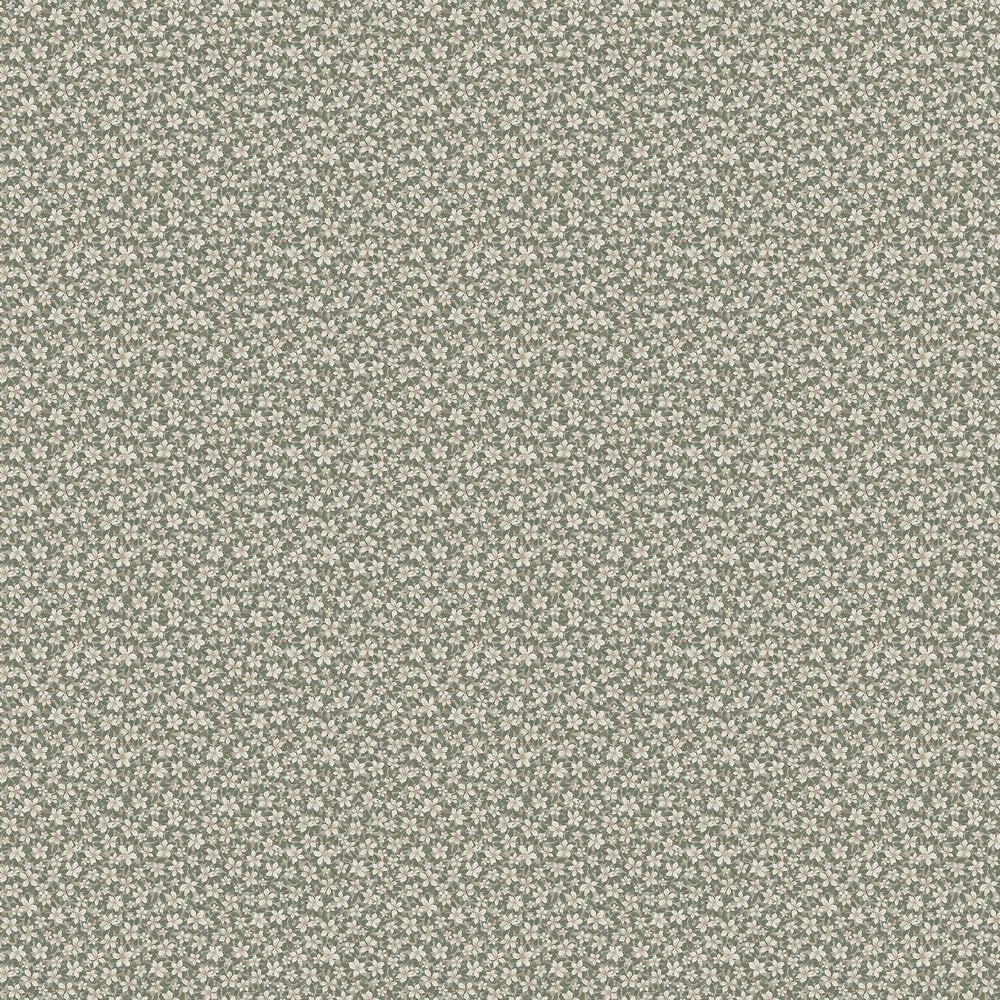 Skogsblomst Wallpaper - Moss Green - Boråstapeter - 3268 - Premier Wallcovering
