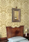 Skull Damask Superwide Wallpaper - Vanilla - Timorous Beasties - ROR/SKLD/OBRN/04 - Premier Wallcovering