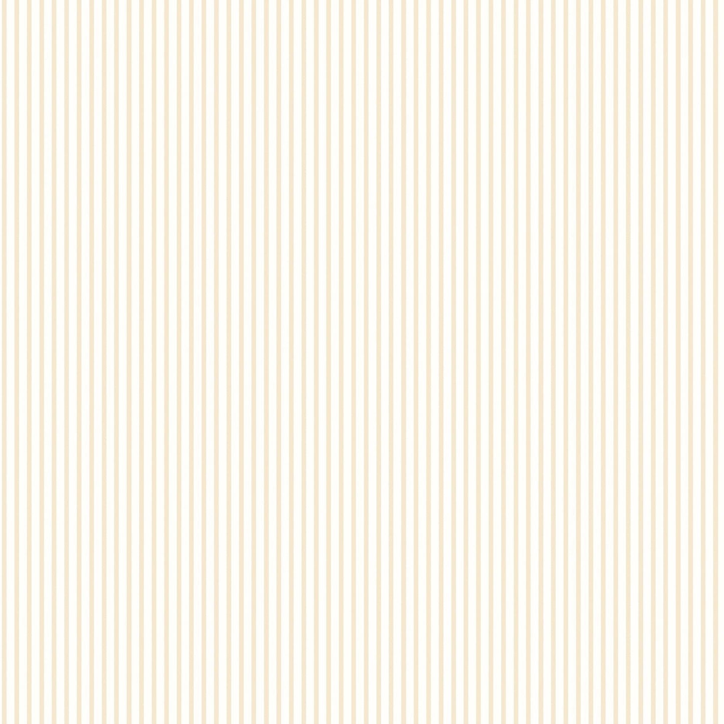 Small Prints Candy Stripe Wallpaper - Beige - Galerie - G56640 - Premier Wallcovering