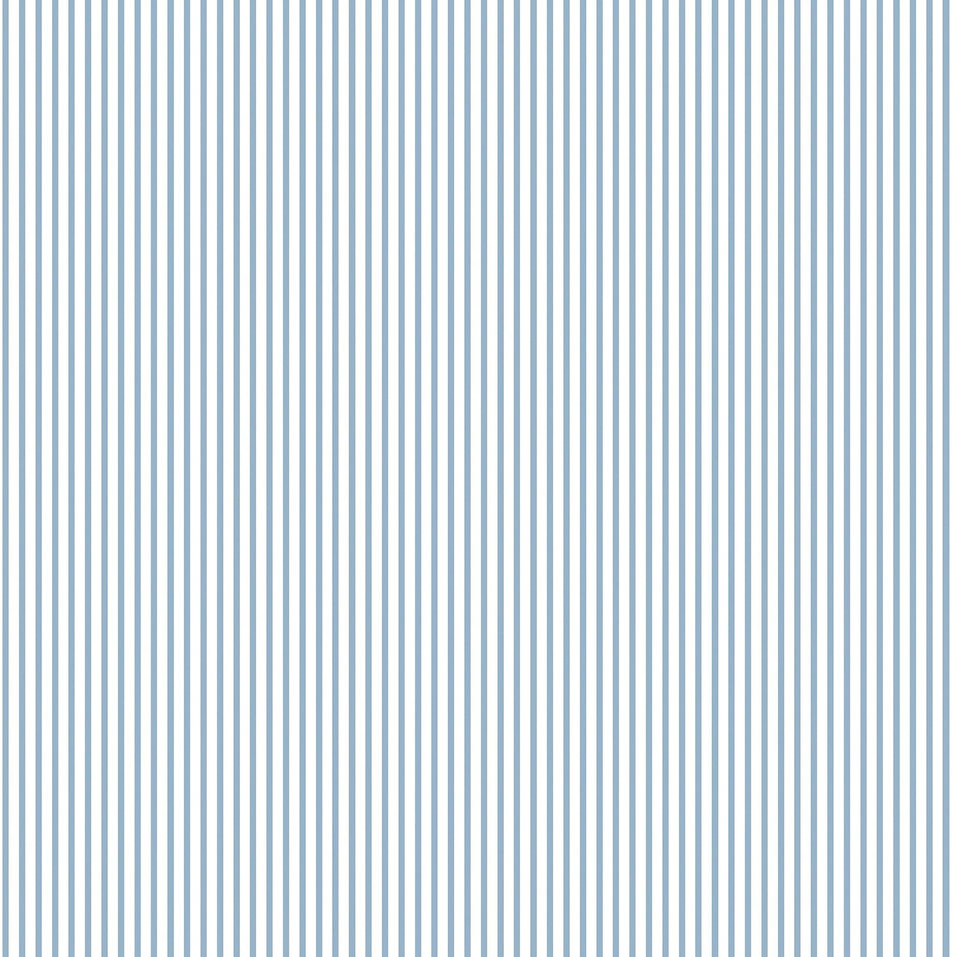 Small Prints Candy Stripe Wallpaper - Blue - Galerie - G56641 - Premier Wallcovering