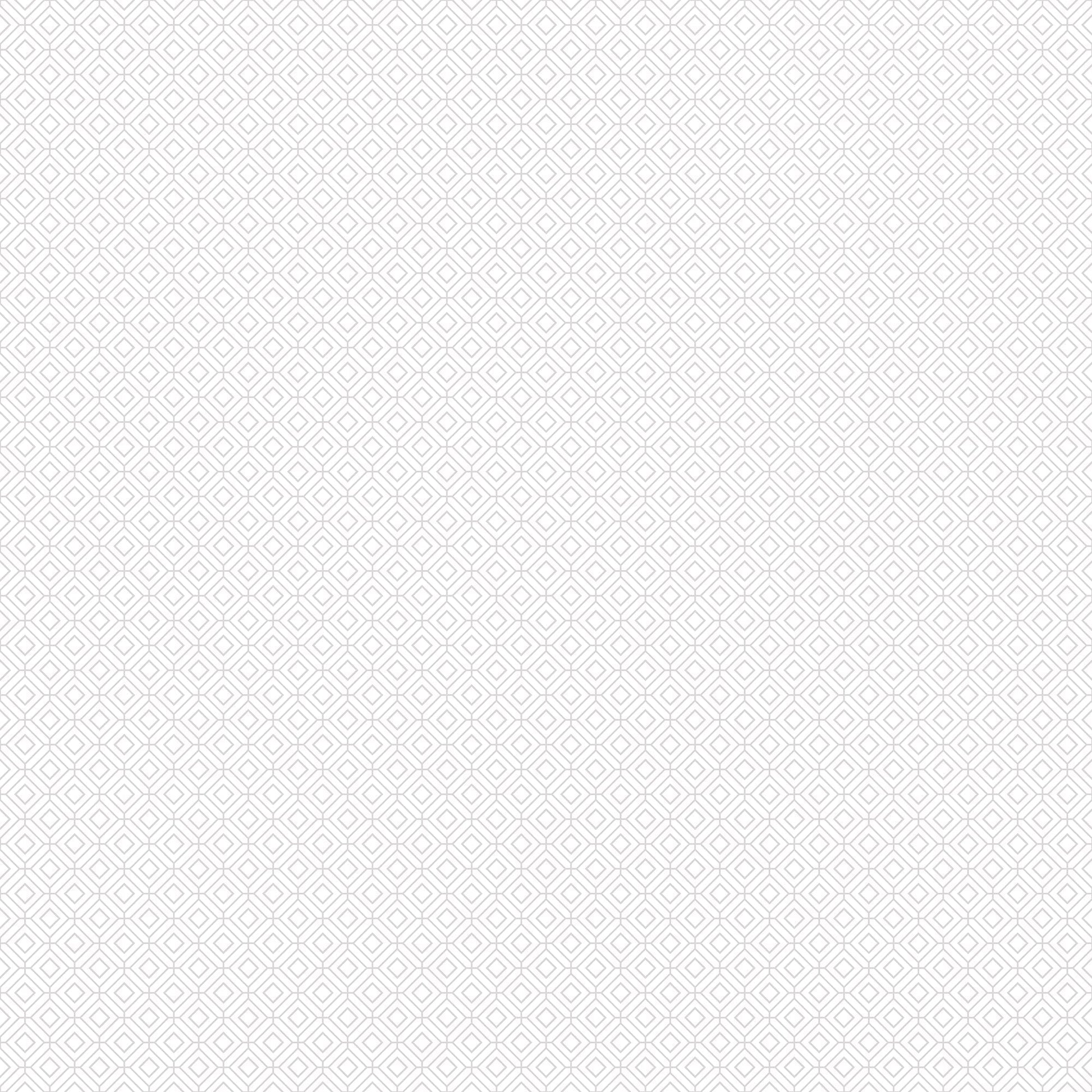 Small Prints Diamond Grid Wallpaper - Grey - Galerie - G56653 - Premier Wallcovering