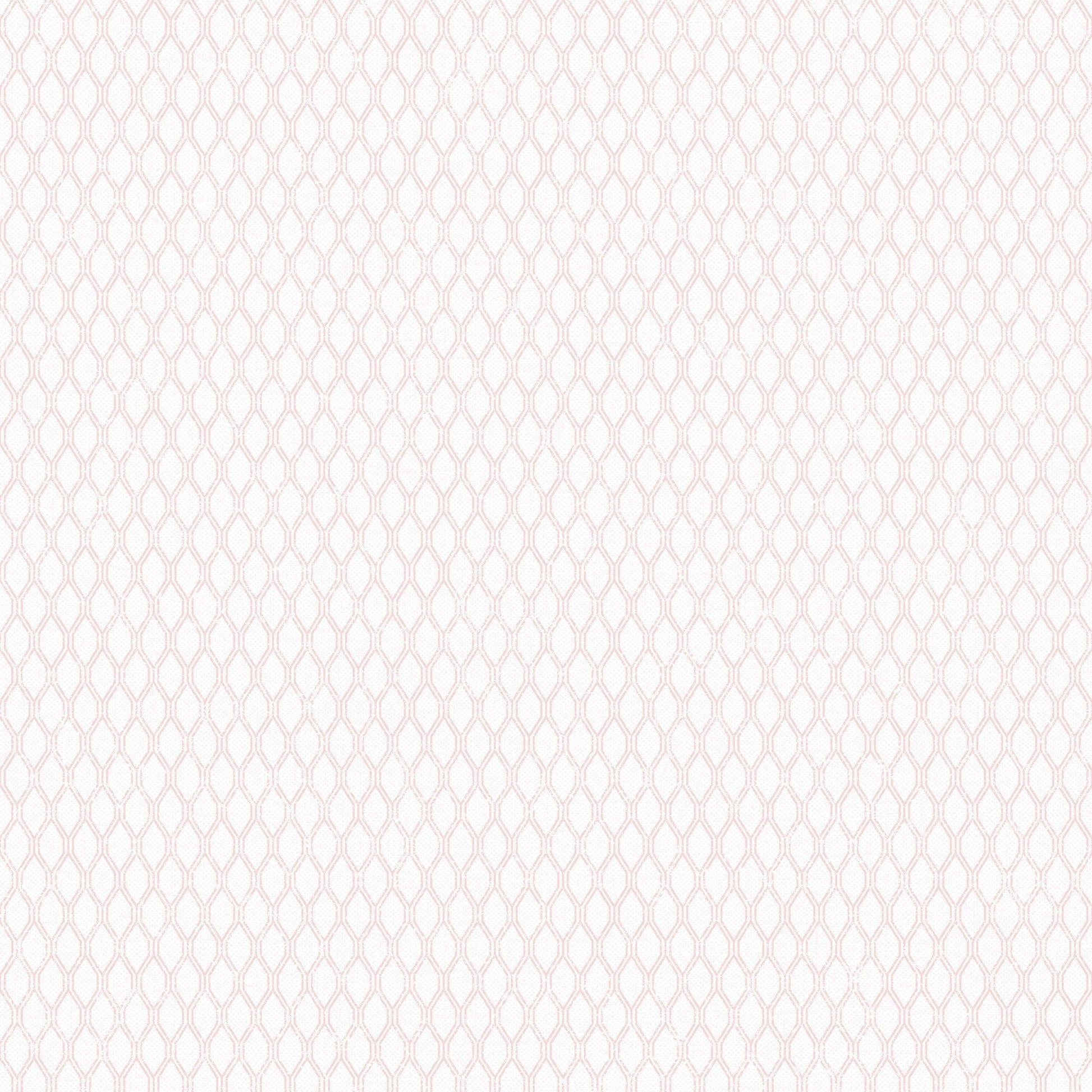 Small Prints Double Links Wallpaper - Pink - Galerie - G56657 - Premier Wallcovering