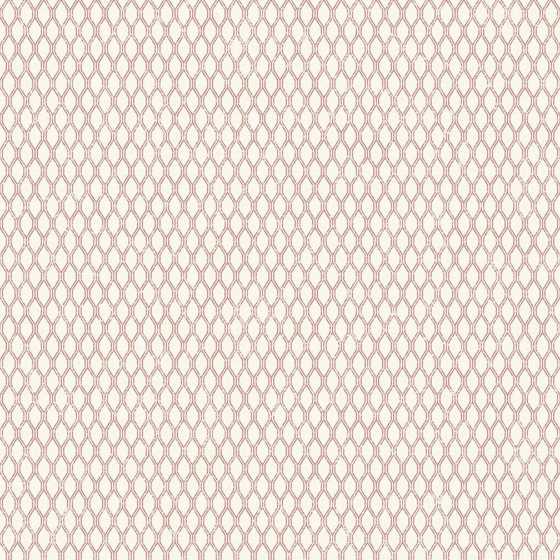 Small Prints Double Links Wallpaper - Cranberry - Galerie - G56654 - Premier Wallcovering