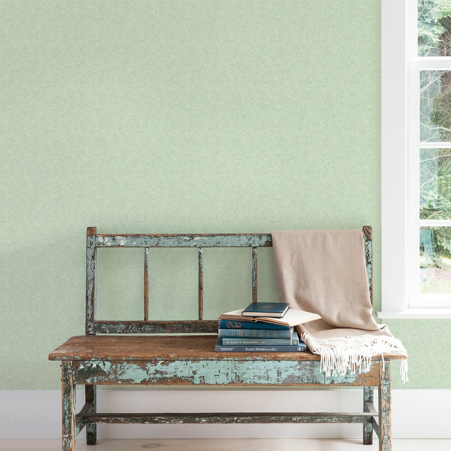 Small Prints Mini Texture Wallpaper - Green / Blue - Galerie - G56672 - Premier Wallcovering