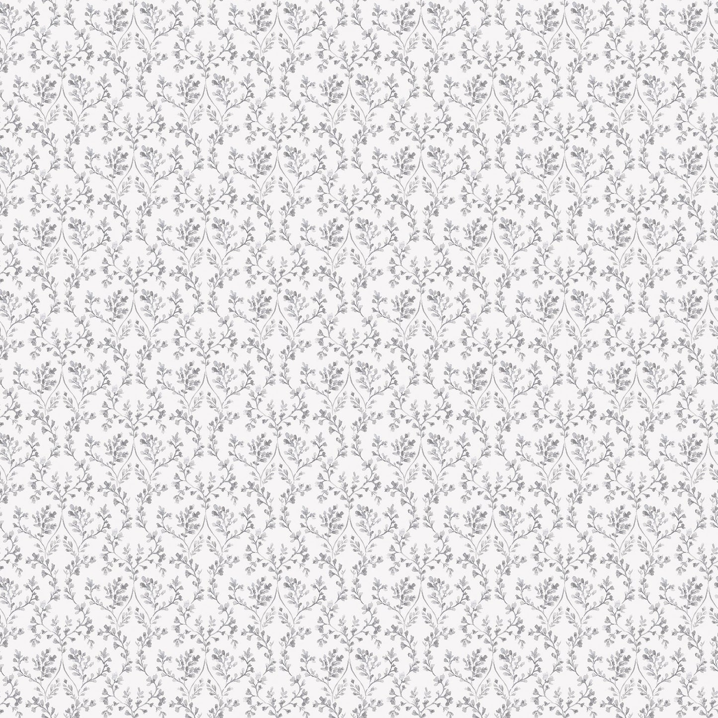 Small Prints Ogee Floral Wallpaper - Black / Greys - Galerie - G56678 - Premier Wallcovering