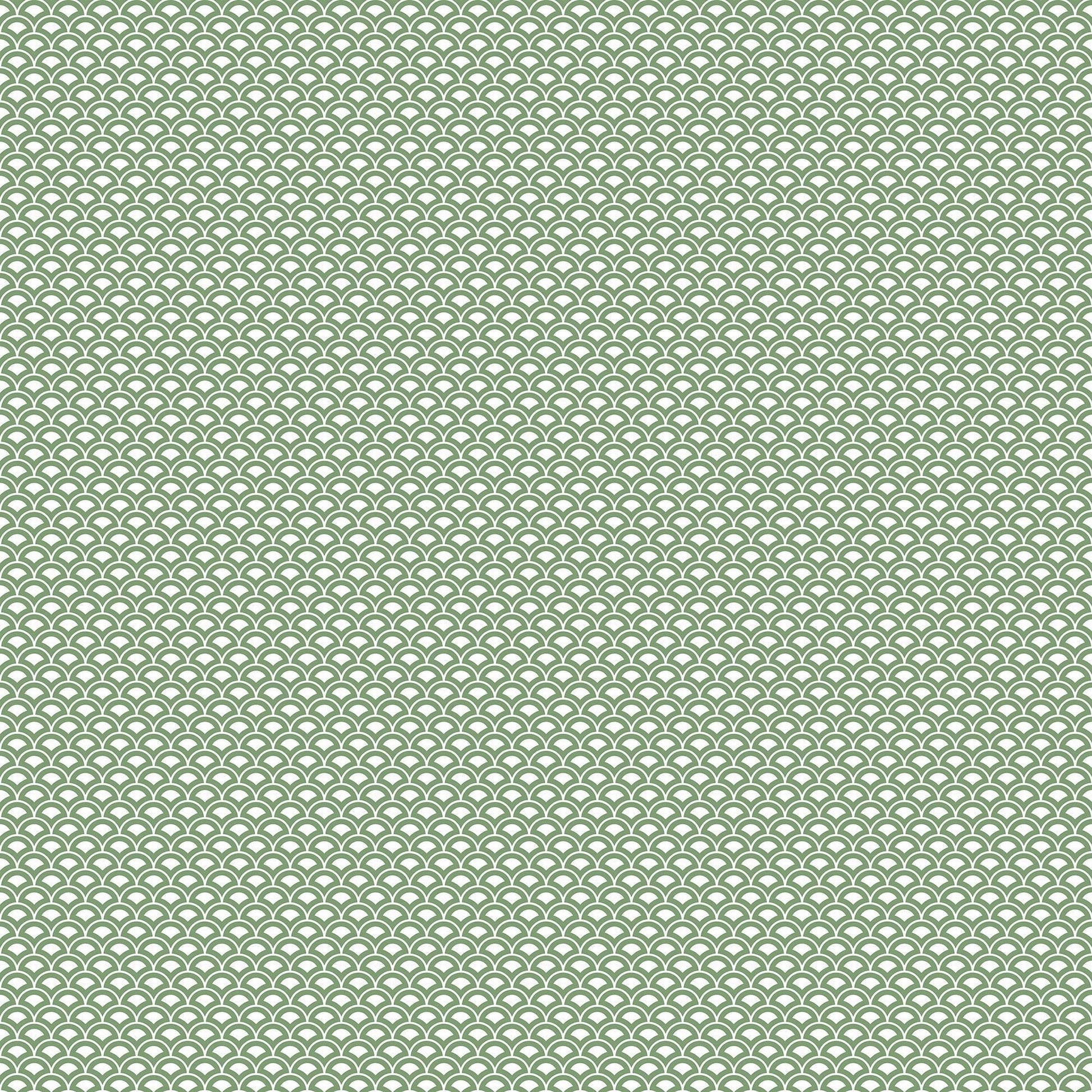 Small Prints Shell Top Wallpaper - Emerald Green - Galerie - G56685 - Premier Wallcovering