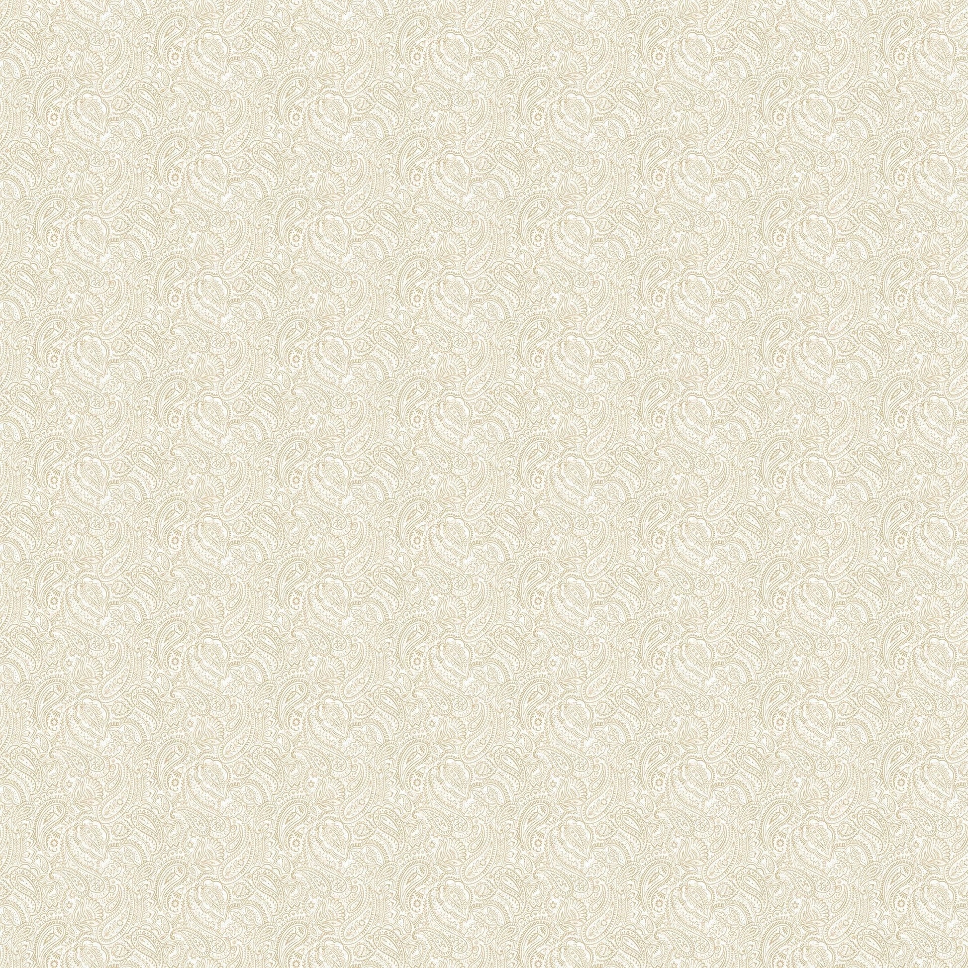 Small Prints Small Paisley Wallpaper - Beige - Galerie - G56689 - Premier Wallcovering