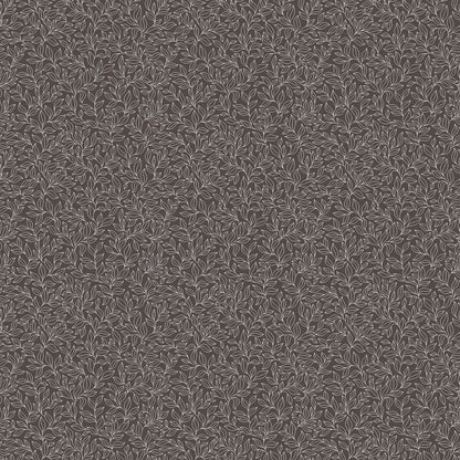 Small Prints Stencil Leaf Wallpaper - Black - Galerie - G56696 - Premier Wallcovering