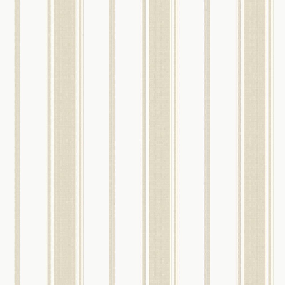 Smart Stripes Heritage Stripe Wallpaper - Beige - Galerie - G68060 - Premier Wallcovering