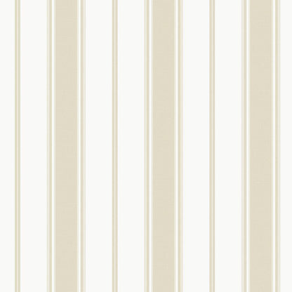 Smart Stripes Heritage Stripe Wallpaper - Beige - Galerie - G68060 - Premier Wallcovering
