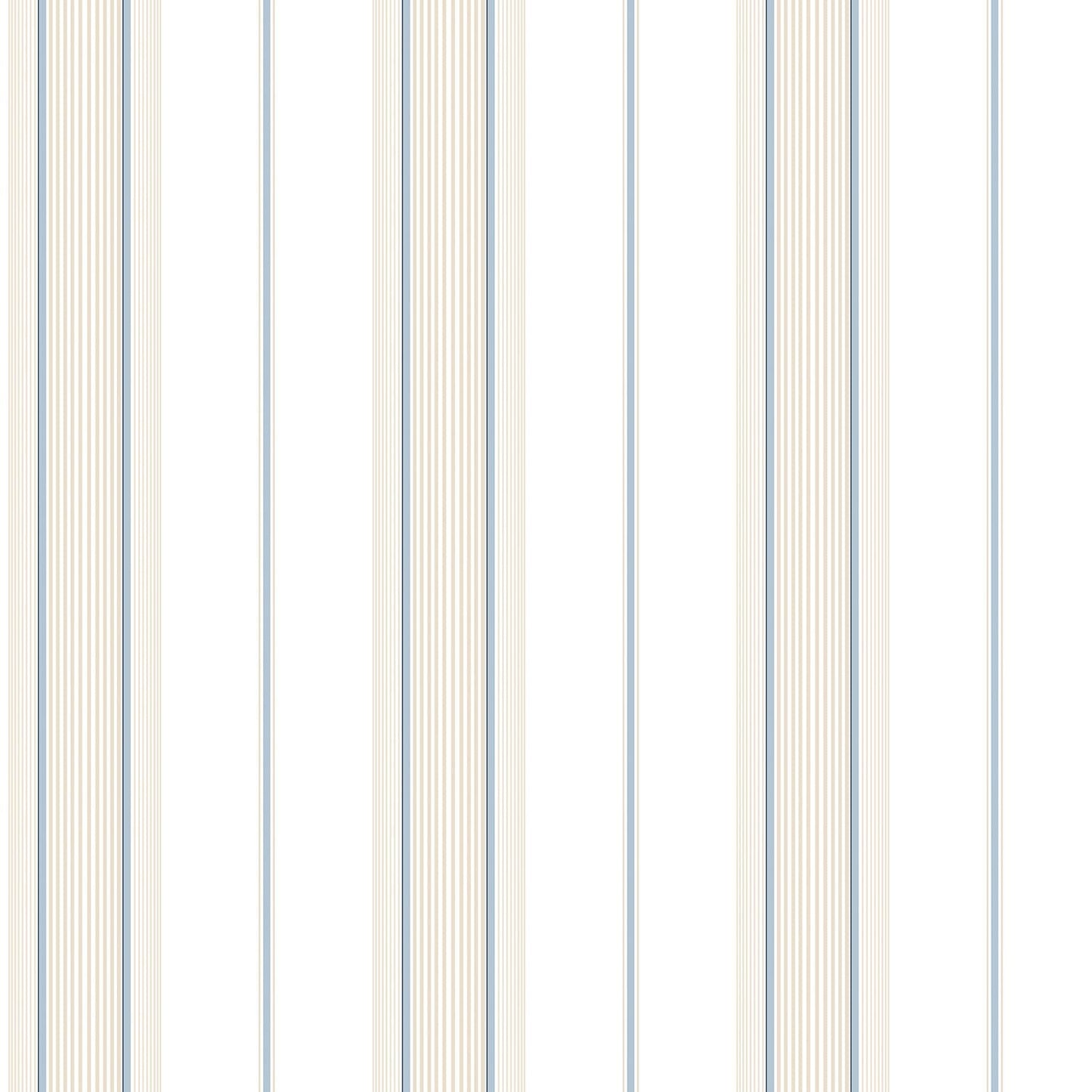 Smart Stripes Multi - Stripe Wallpaper - Beige - Galerie - G67573 - Premier Wallcovering