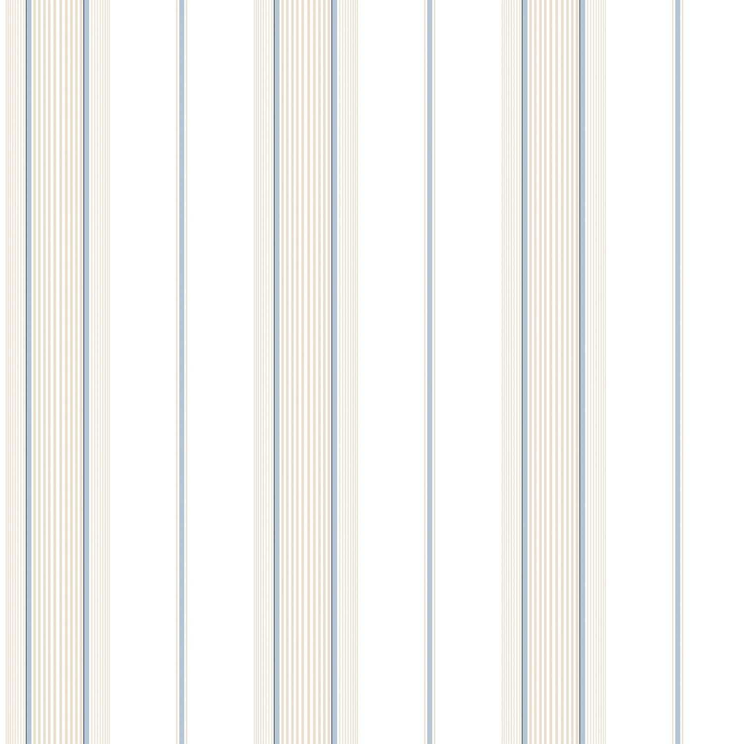 Smart Stripes Multi - Stripe Wallpaper - Beige - Galerie - G67573 - Premier Wallcovering