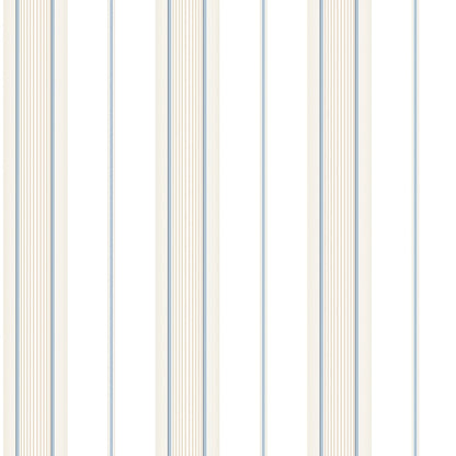 Smart Stripes Multi - Stripe Wallpaper - Beige - Galerie - G67573 - Premier Wallcovering
