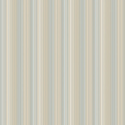 Smart Stripes Multi - Stripe Wallpaper - Taupe / Blue - Galerie - G67567 - Premier Wallcovering