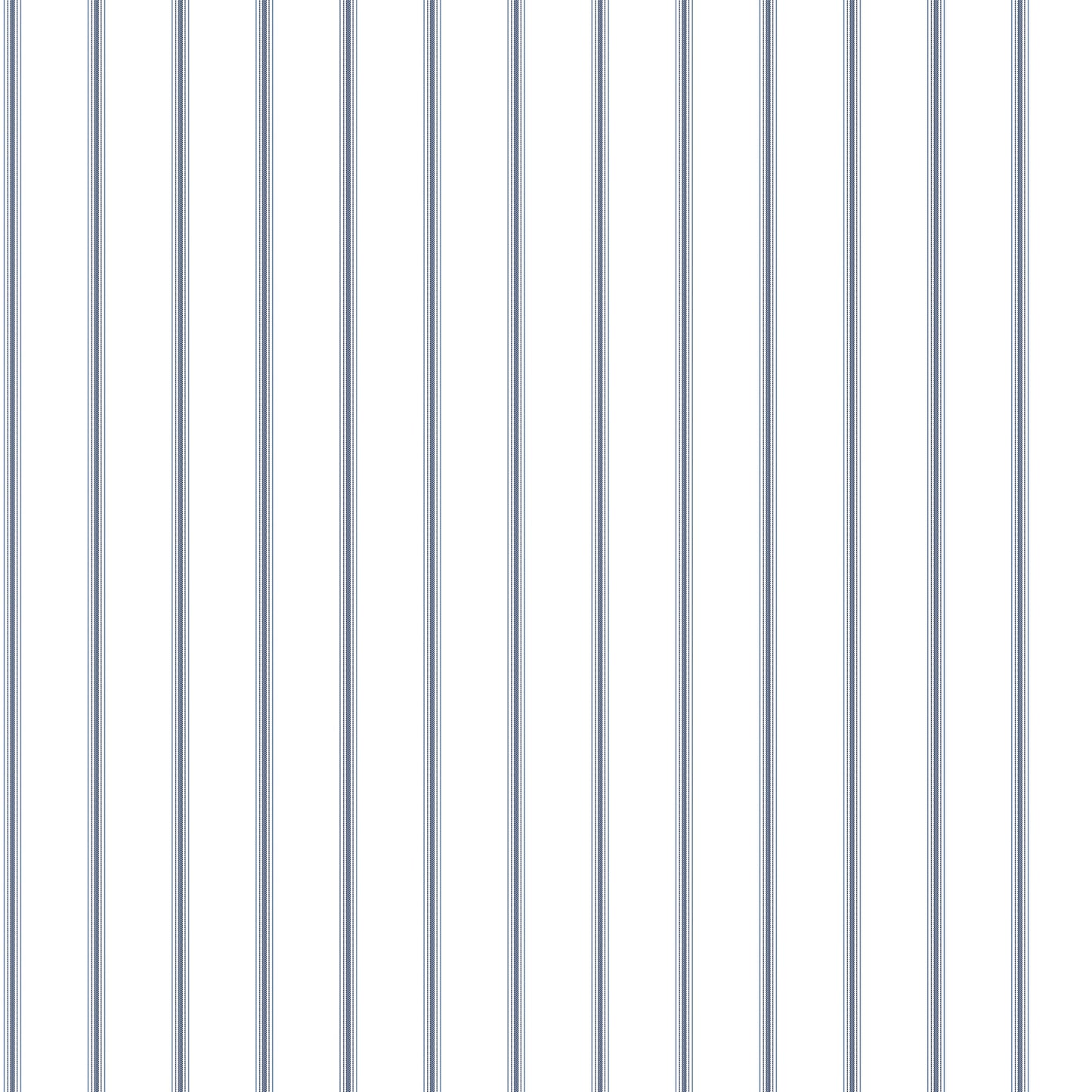 Smart Stripes Skinny Stripe Wallpaper - Dark Blue / White - Galerie - G67565 - Premier Wallcovering