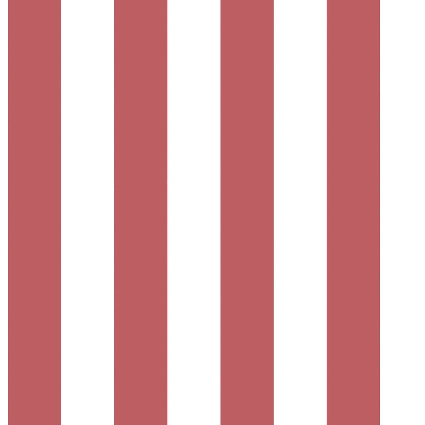 Smart Stripes Striped Wallpaper - Red / White - Galerie - G67525 - Premier Wallcovering