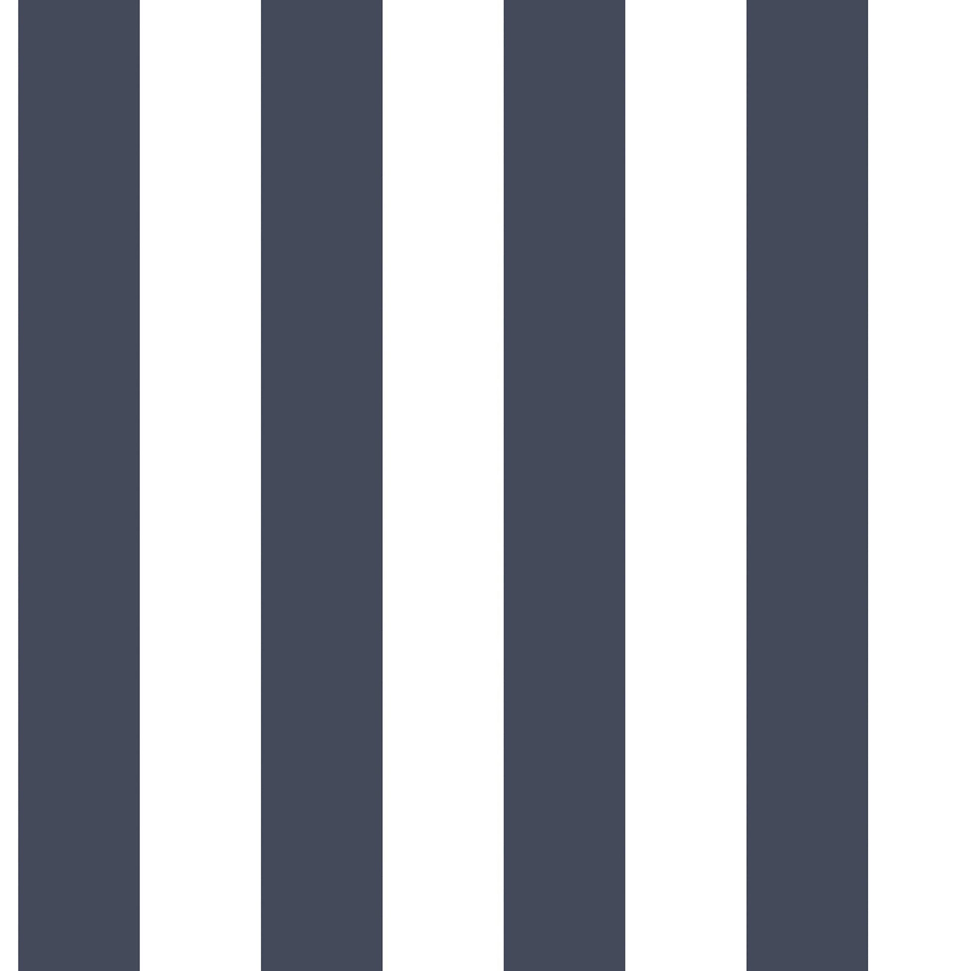 Smart Stripes Striped Wallpaper - Navy / White - Galerie - G67523 - Premier Wallcovering