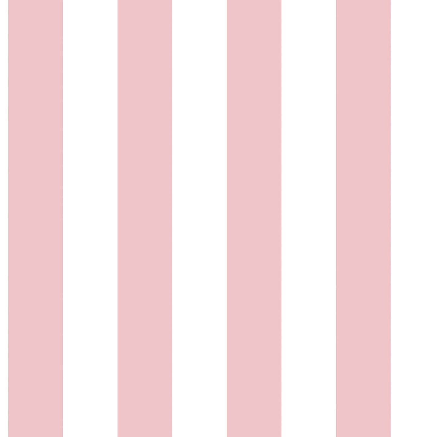 Smart Stripes Striped Wallpaper - Pink / White - Galerie - G67524 - Premier Wallcovering