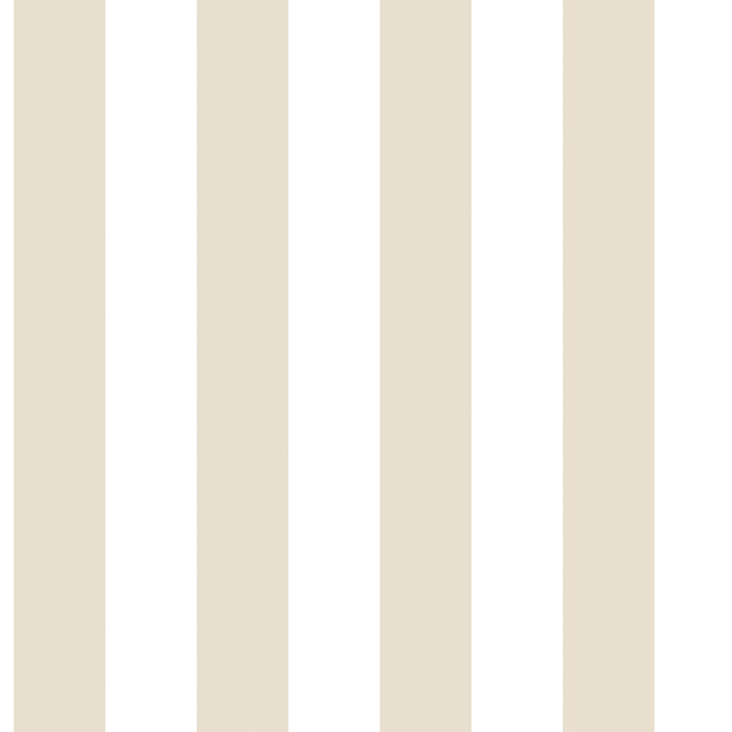 Smart Stripes Striped Wallpaper - Beige / White - Galerie - G67520 - Premier Wallcovering