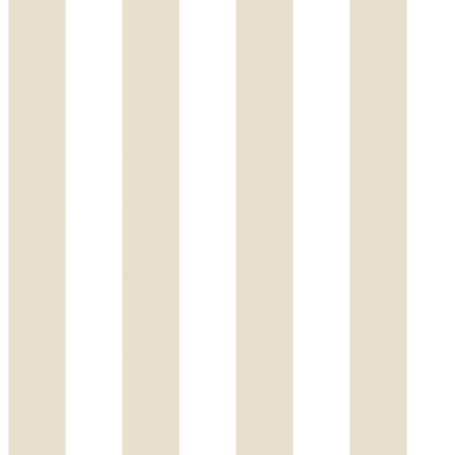Smart Stripes Striped Wallpaper - Beige / White - Galerie - G67520 - Premier Wallcovering