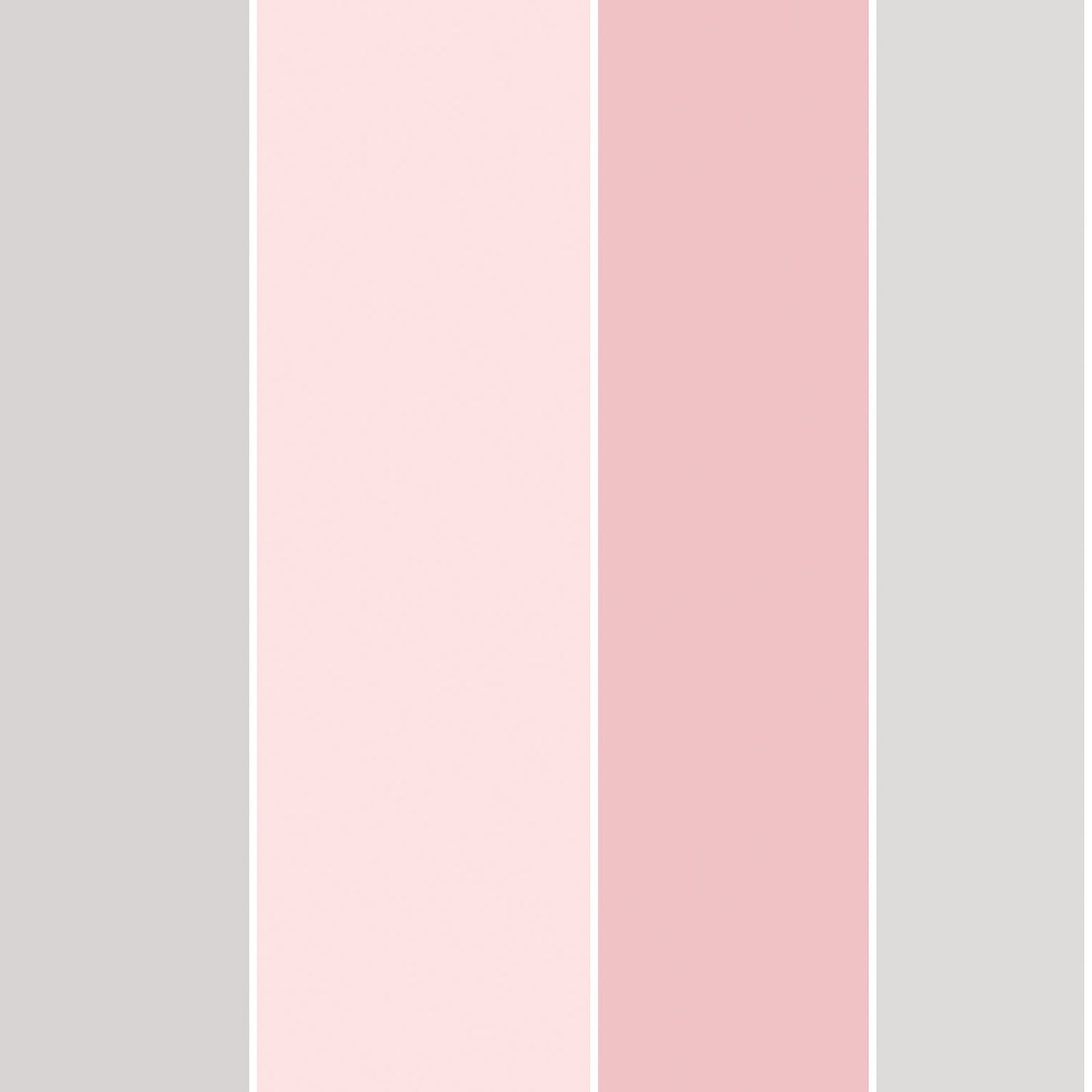 Smart Stripes Wide - Multi Stripe Wallpaper - Pink / Grey - Galerie - G67597 - Premier Wallcovering