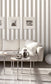 Smart Stripes Wide Stripe Wallpaper - Dark Grey / White - Galerie - G67586 - Premier Wallcovering