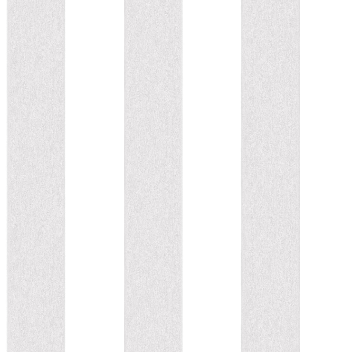 Smart Stripes Wide Stripe Wallpaper - White - Galerie - G67581 - Premier Wallcovering